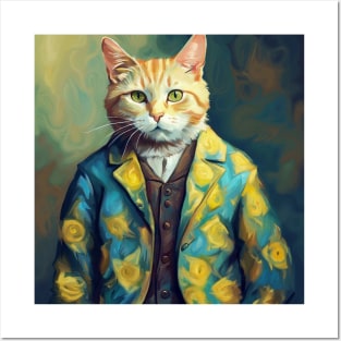 Cat Van Gogh Posters and Art